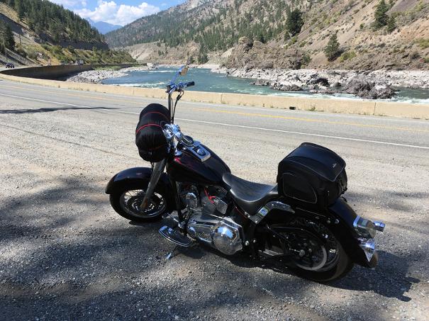 Harley road trip Fraser Canyon