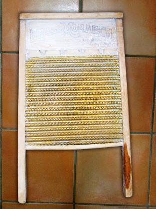 Maid Hag washboard, flamingsteel.com, steel sculpture, steel art,