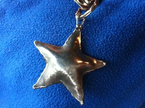 star key chain, flamingsteel.com, steel sculpture, steel art, roy mackey