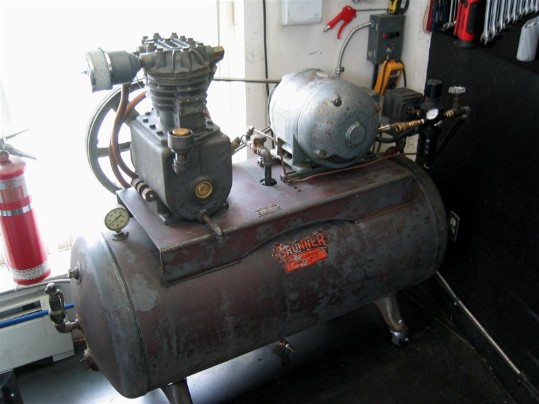 Brunner air compressor flamingsteel.com 