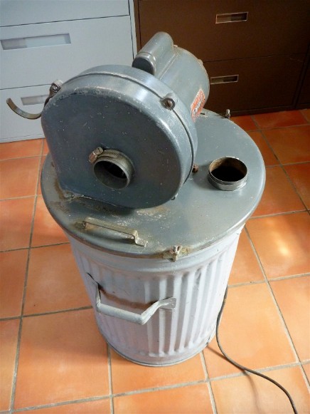 Vintage Craftool dust system, flamingsteel.com, roy mackey