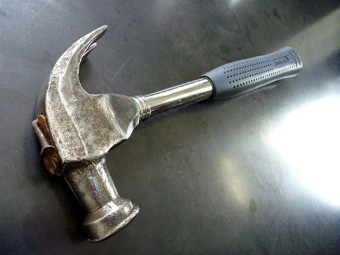 hot rod hammer, flamingsteel.com, roy mackey, steel sculpture, steel art, vancouver bc