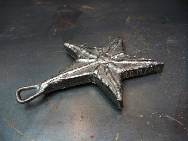 welded steel key chain, roy mackey, steel sculpture, flamingsteel.com