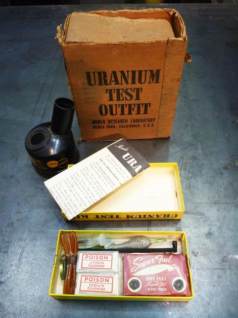 Uranium Test Kit, flamingsteel.com, steel sculpture, steel art, roy mackey