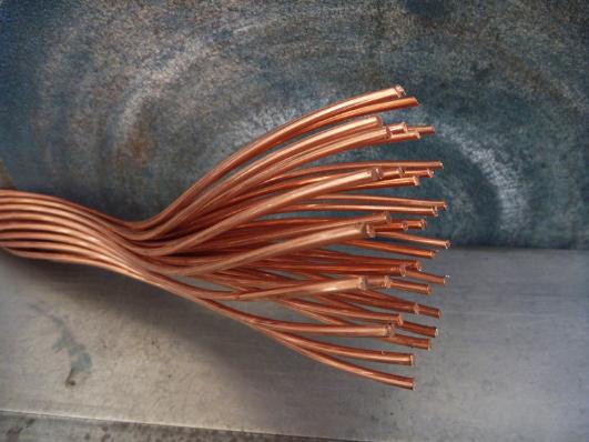 copper wire, flamingsteel.com, steel sculpture, steel art, roy mackey