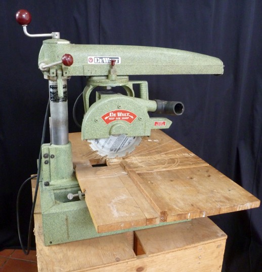 Vintage dewalt radial arm saw, flamingsteel.com, roy mackey, steel sculpture, steel art, New York Times, 