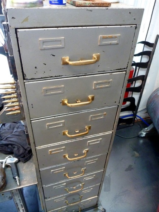 Vintage steel cabinet, flamingsteel.com, roy mackey