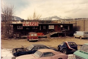 Second hand store, flamingsteel.com, roy mackey, steel sculpture, steel art, Invermere bc