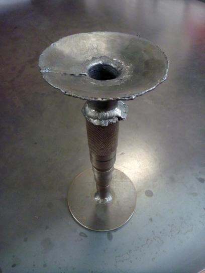 candle holder series, flamingsteel.com, steel sculpture, steel art, roy mackey