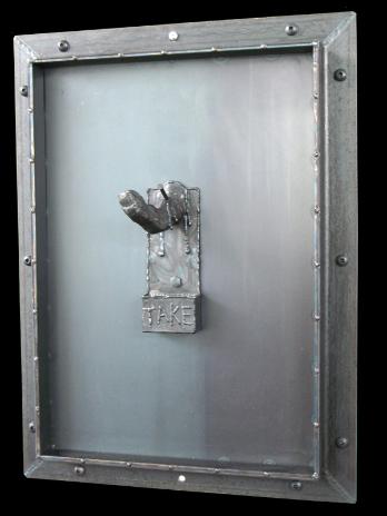 door series, flamingsteel.com, roy mackey, steel sculpture, steel art, vancouver bc