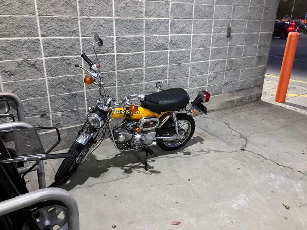 Honda ST90, live work studios, flamingsteel.com, steel sculpture, roy mackey