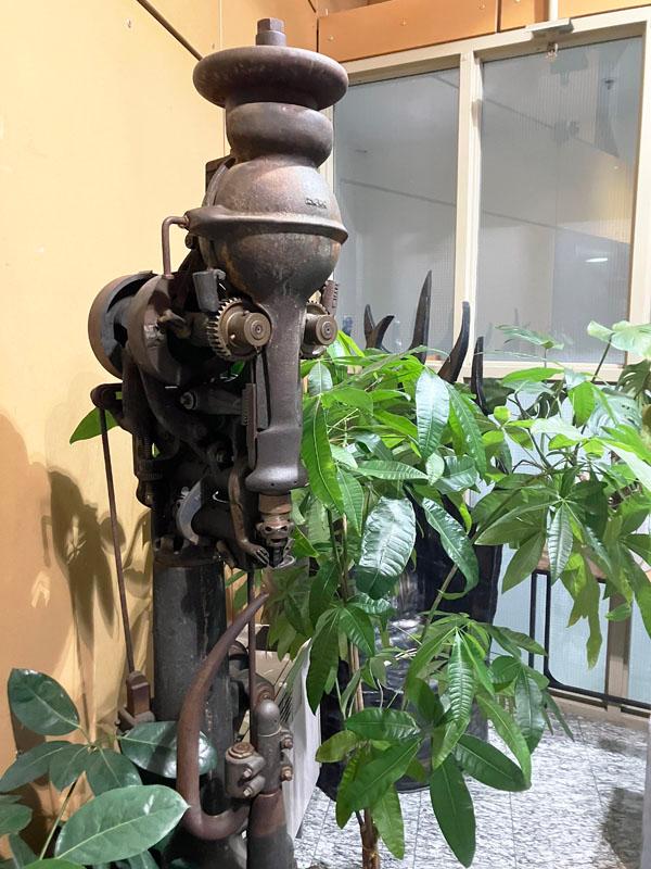 Vintage machinery, live work studios, flamingsteel.com, roy mackey