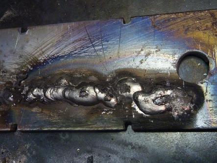 poor weld, flamingsteel.com, steel sculpture, steel art, roy mackey