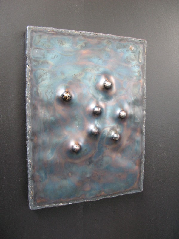 Steel balls sculpture, flamingsteel.com, roy mackey, steel sculpture, metal sculpture, art