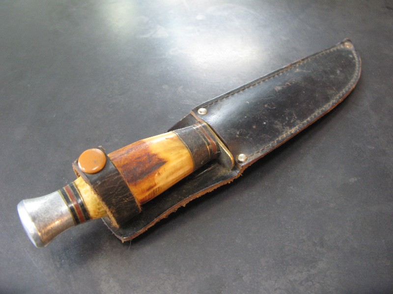 Antique knife, flamingsteel.com, roy mackey